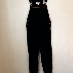 Vintage American Apparel Jeans Jet Black Overalls